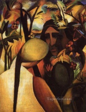 Indians Expressionism August Macke Oil Paintings